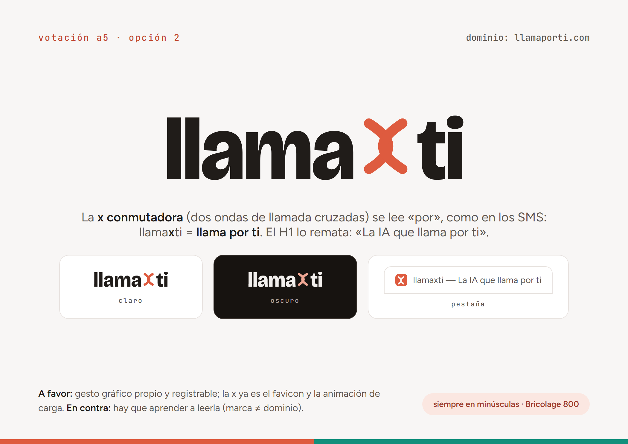 Wordmark llamaxti